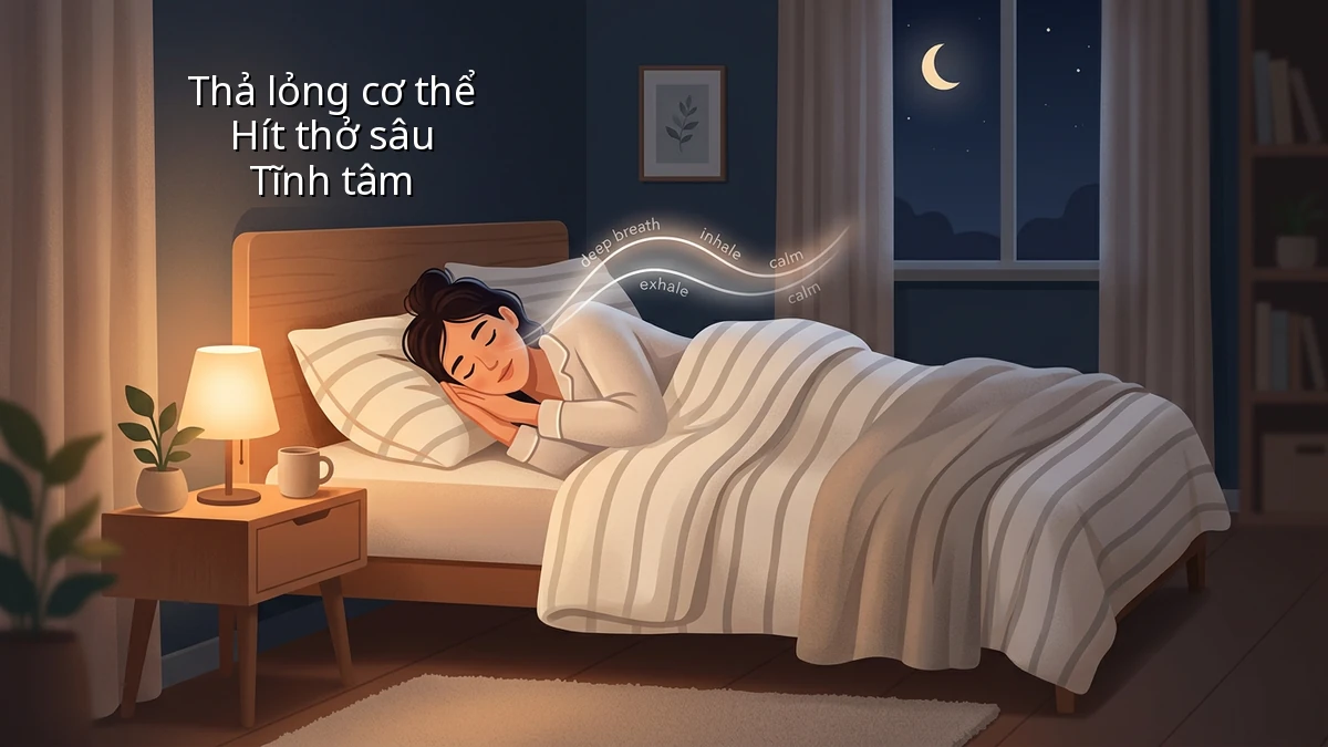Thiền đơn giản cho người mới dễ ngủ