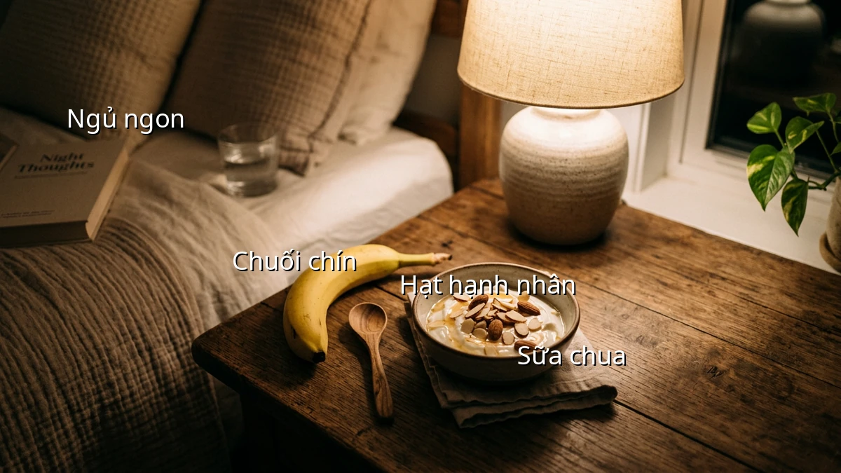 Món ăn nhẹ tối muộn không lo nặng bụng